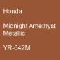 Preview: Honda, Midnight Amethyst Metallic, YR-642M.